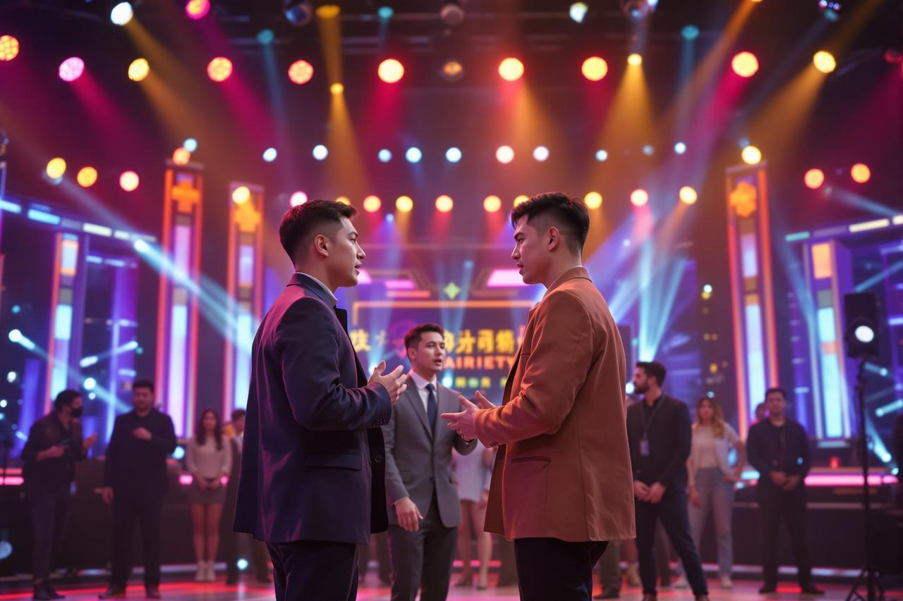 大瓜网资讯配图 - 年度热门综艺录制现场突发状况，三位嘉宾当场翻脸，导演组紧急暂停录制